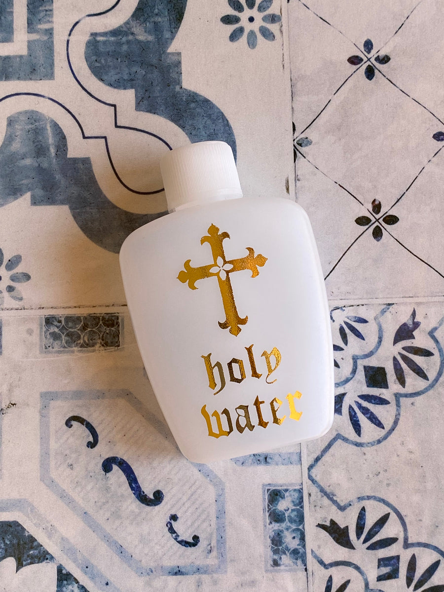 2pcs Cross Holy Water Bottle Aesthetic Water Bottles Refillable Party Water